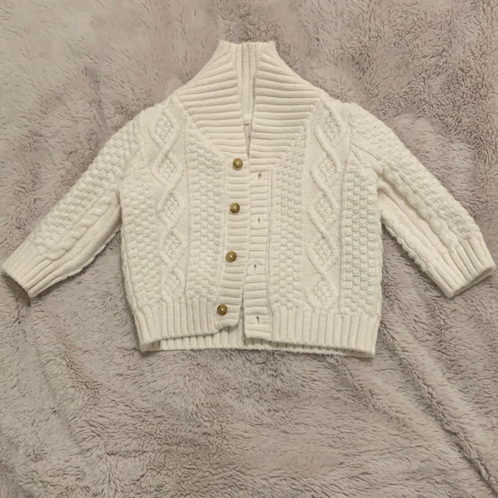 Baby Shawl Collar Cardigan